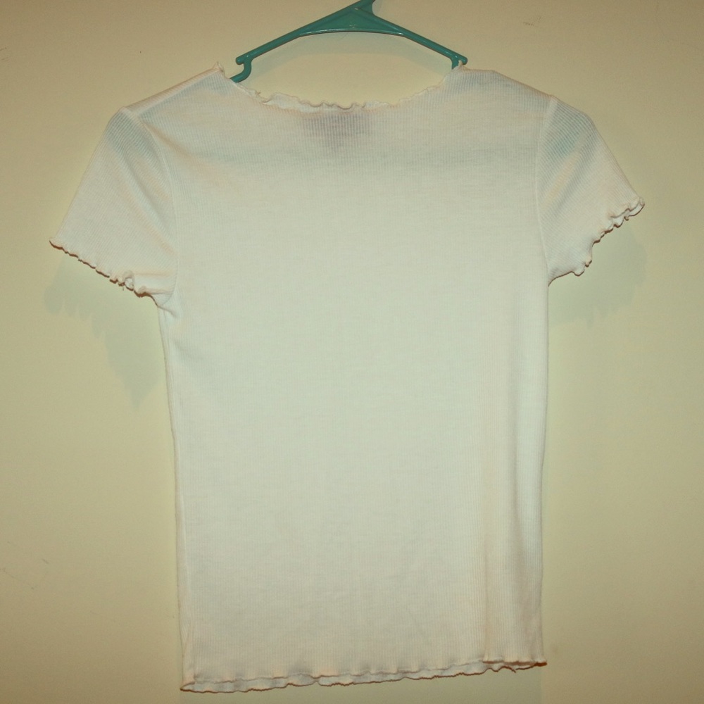 Ruffle, and Ribbed T-shirt